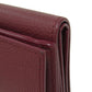 LOEWE Bifold Wallet Calfskin Red Compact Wallet Anagram Women Used Authentic