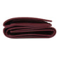 LOEWE Bifold Wallet Calfskin Red Compact Wallet Anagram Women Used Authentic