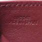 LOEWE Bifold Wallet Calfskin Red Compact Wallet Anagram Women Used Authentic