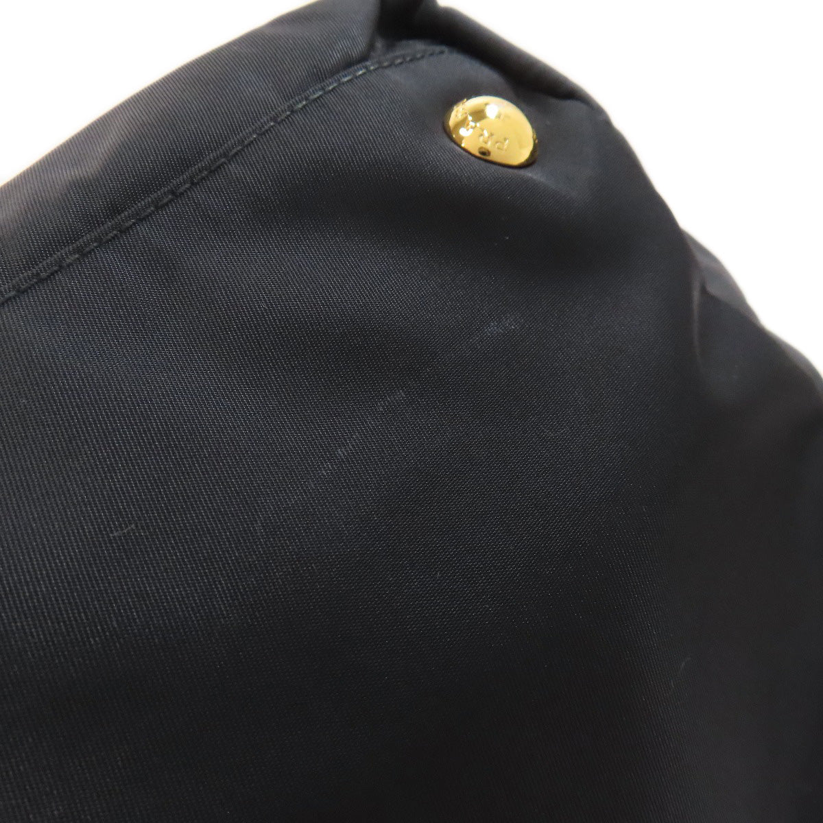 PRADA Handbag Nylon black Fiocco