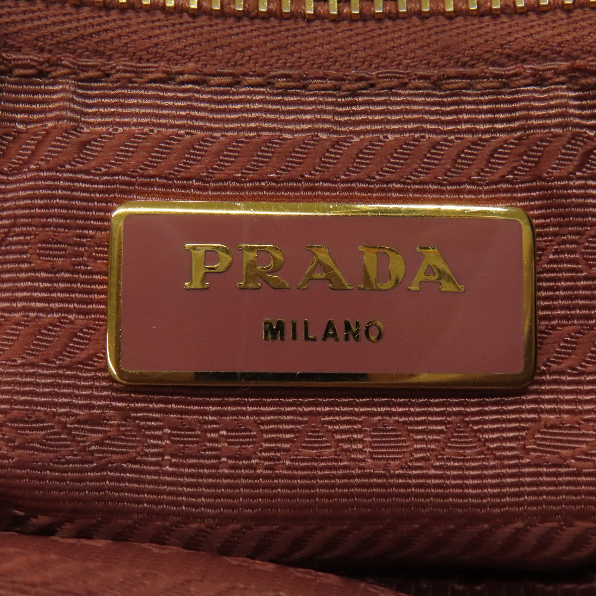 PRADA Handbag Nylon black Fiocco