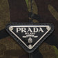 PRADA Handbag B2642B canvas Brown Canapa camouflage 2WAY Women Used Authentic