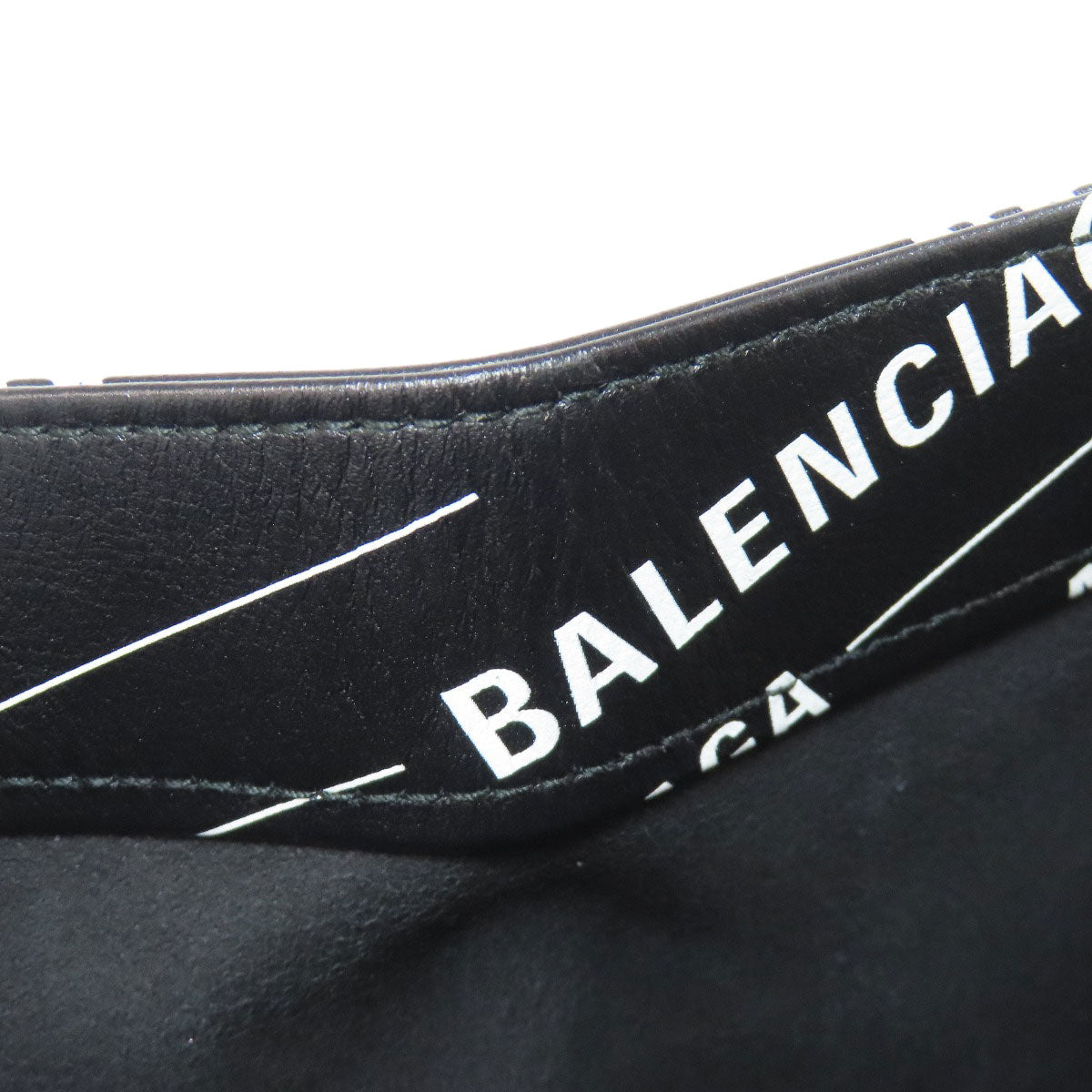 BALENCIAGA Tote Bag 552870 Calfskin black logo