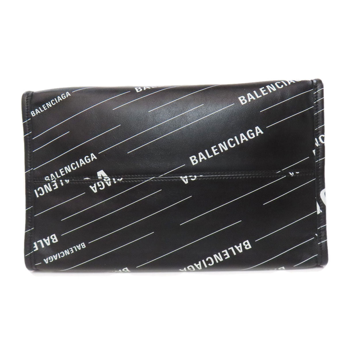 BALENCIAGA Tote Bag 552870 Calfskin black logo