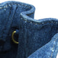 PRADA Handbag B2439G denim blue Canapa mini 2 WAY