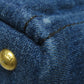 PRADA Handbag B2439G denim blue Canapa mini 2 WAY