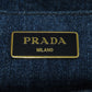 PRADA Handbag B2439G denim blue Canapa mini 2 WAY