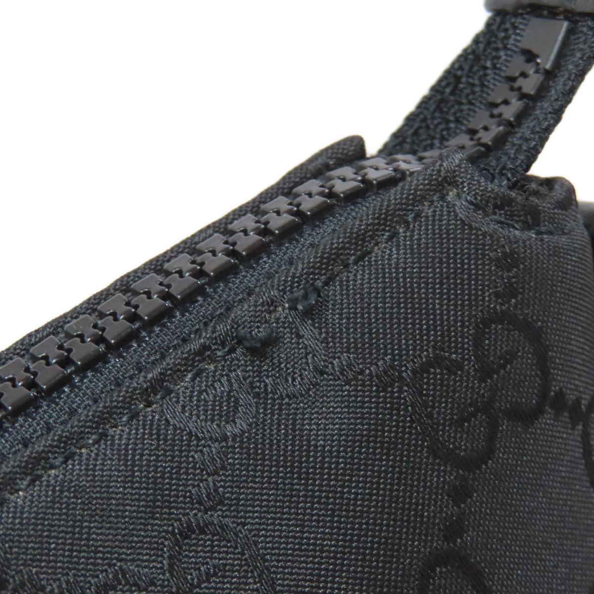 GUCCI Shoulder Bag 449183 Nylon black Outlet GG Women Used Authentic