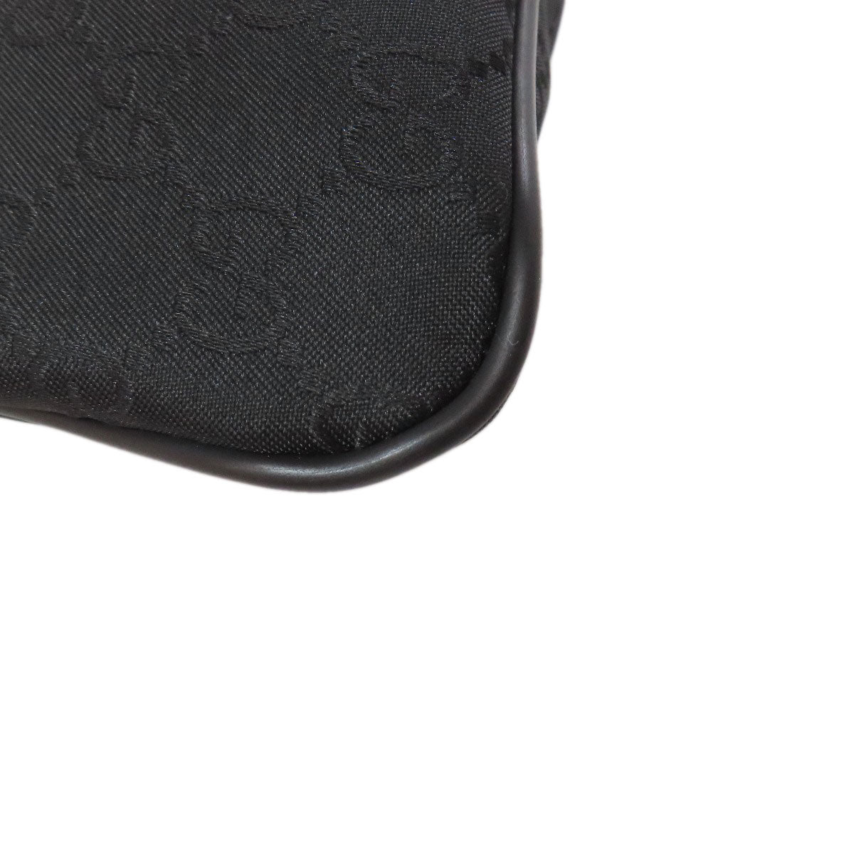 GUCCI Shoulder Bag 449183 Nylon black Outlet GG Women Used Authentic