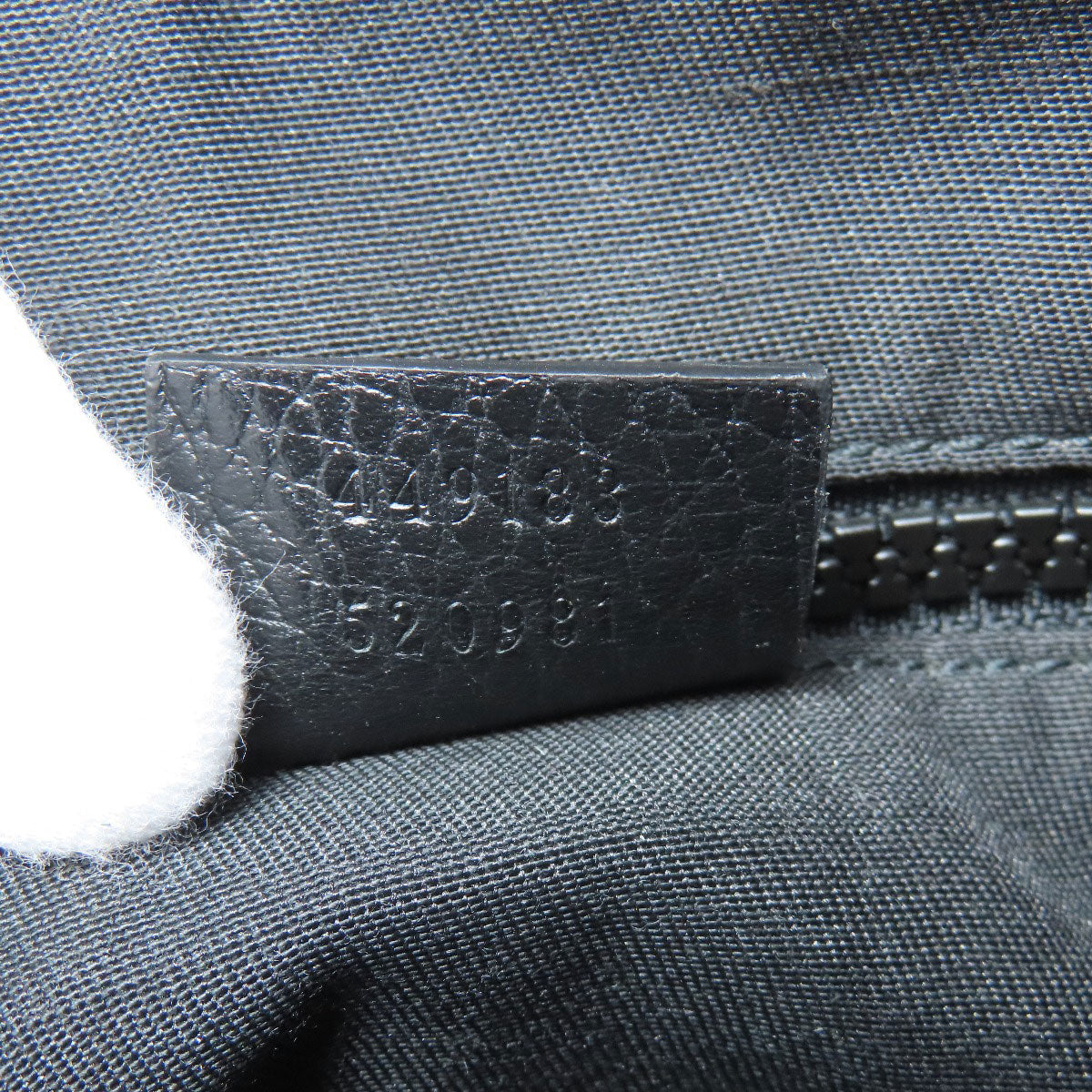 GUCCI Shoulder Bag 449183 Nylon black Outlet GG Women Used Authentic