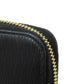 PRADA Coin case leather black logoMetal