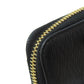 PRADA Coin case leather black logoMetal