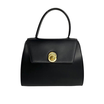 CELINE Handbag Calfskin Navy Star ball Women Used Authentic