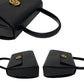 CELINE Handbag Calfskin Navy Star ball Women Used Authentic
