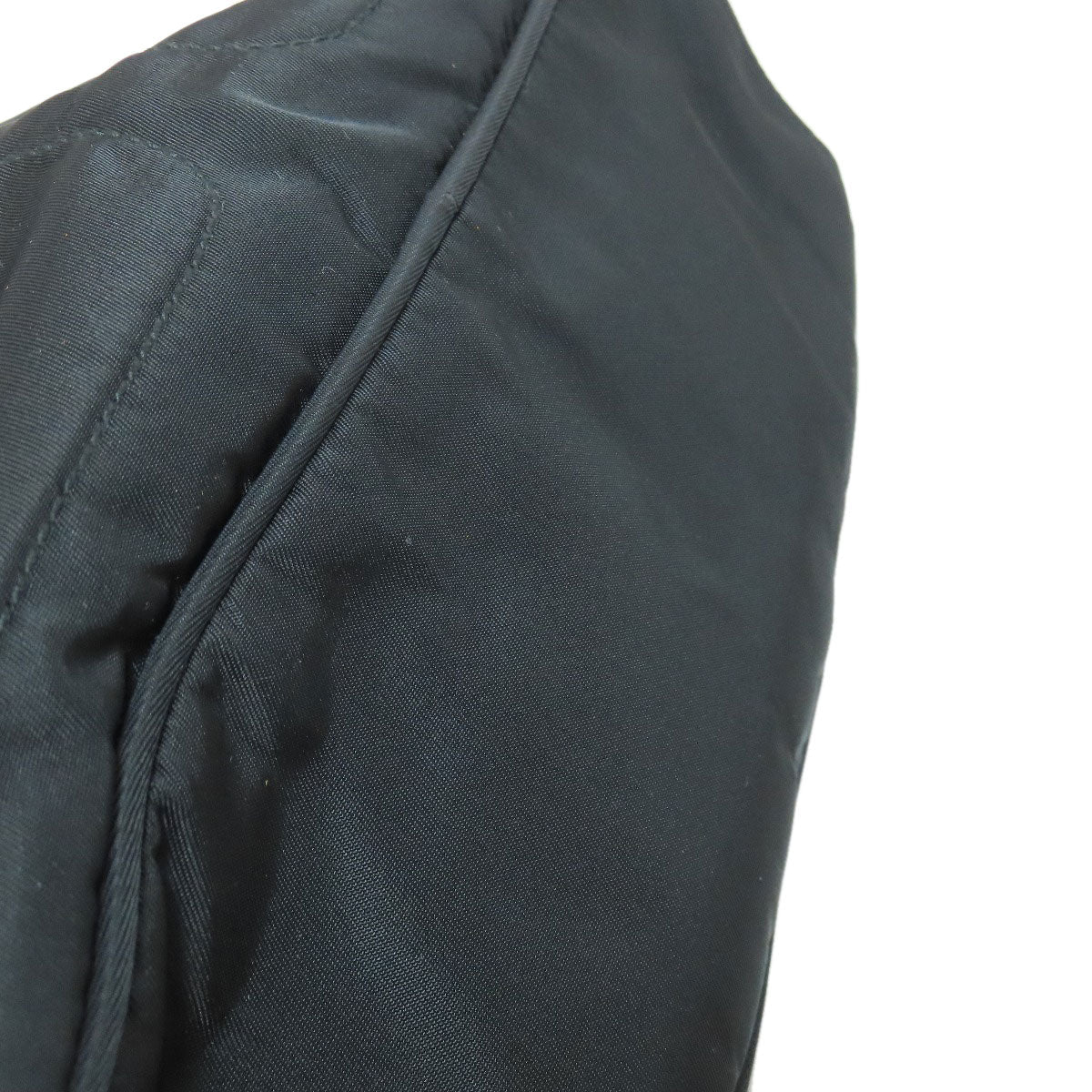 PRADA Shoulder Bag Nylon black logoMetal