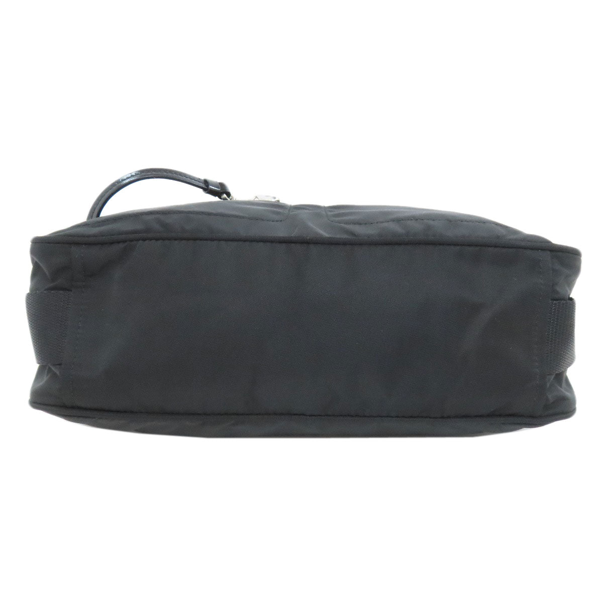 PRADA Shoulder Bag Nylon black logoMetal