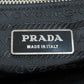 PRADA Shoulder Bag Nylon black logoMetal