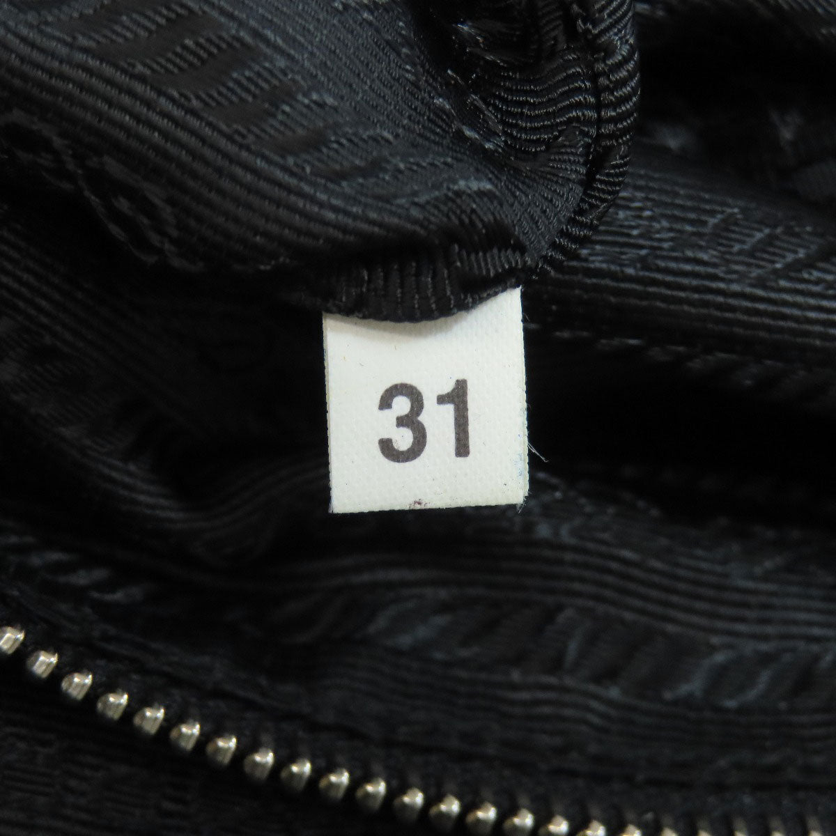 PRADA Shoulder Bag Nylon black logoMetal