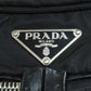 PRADA Shoulder Bag Nylon black logoMetal