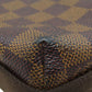 LOUIS VUITTON Shoulder Bag N51210 Damier canvas Brown Brooklyn PM Women Used Authentic