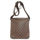 LOUIS VUITTON Shoulder Bag N51210 Damier canvas Brown Brooklyn PM Women Used Authentic