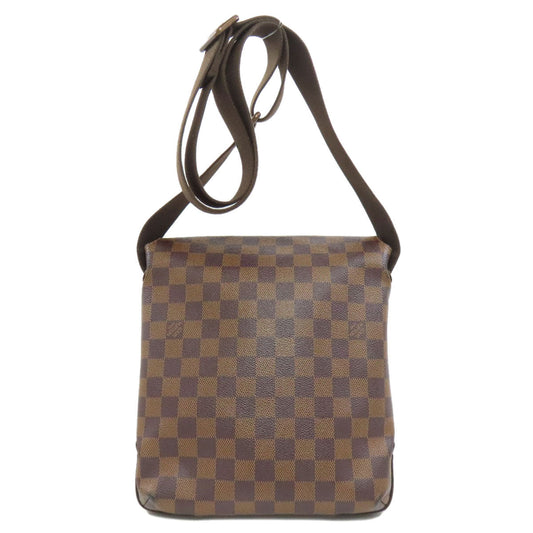 LOUIS VUITTON Shoulder Bag N51210 Damier canvas Brown Brooklyn PM Women Used Authentic