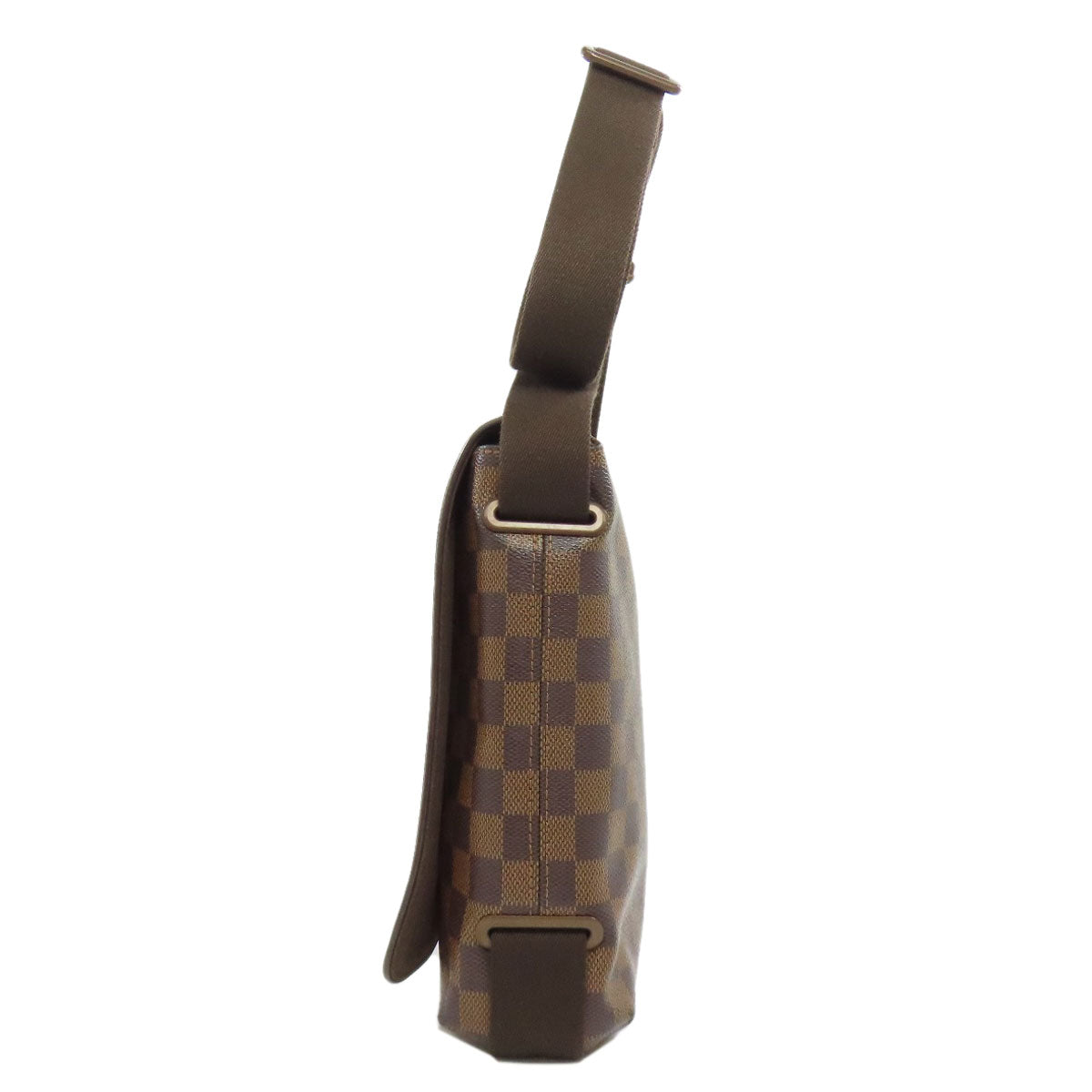 LOUIS VUITTON Shoulder Bag N51210 Damier canvas Brown Brooklyn PM Women Used Authentic