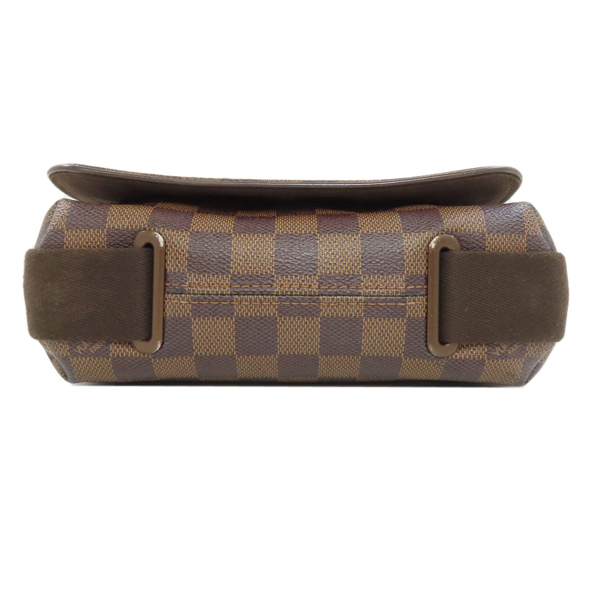 LOUIS VUITTON Shoulder Bag N51210 Damier canvas Brown Brooklyn PM Women Used Authentic