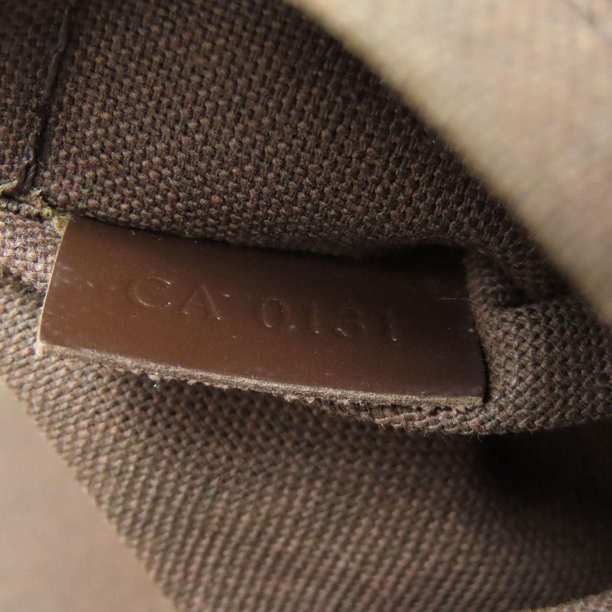 LOUIS VUITTON Shoulder Bag N51210 Damier canvas Brown Brooklyn PM Women Used Authentic