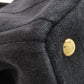 PRADA Handbag denim black Canapa 2WAY