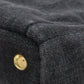 PRADA Handbag denim black Canapa 2WAY