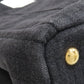 PRADA Handbag denim black Canapa 2WAY