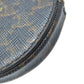 CELINE Coin case PVC Dark brown TriomphePattern Women Used Authentic