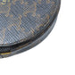 CELINE Coin case PVC Dark brown TriomphePattern Women Used Authentic