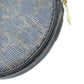 CELINE Coin case PVC Dark brown TriomphePattern Women Used Authentic