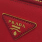 PRADA Handbag 1BA863 Safiano Red Galleria 2WAY