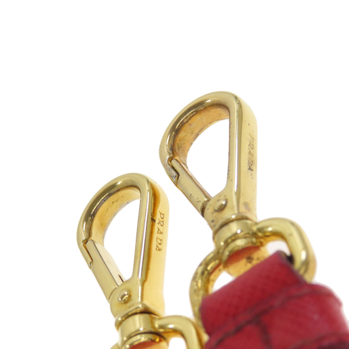 PRADA Handbag 1BA863 Safiano Red Galleria 2WAY