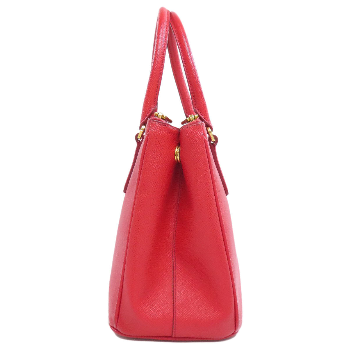 PRADA Handbag 1BA863 Safiano Red Galleria 2WAY