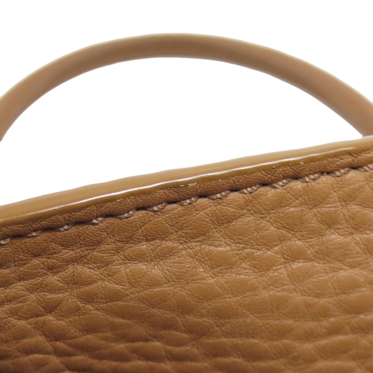 CELINE Handbag leather Brown Luggage mini Women Used Authentic