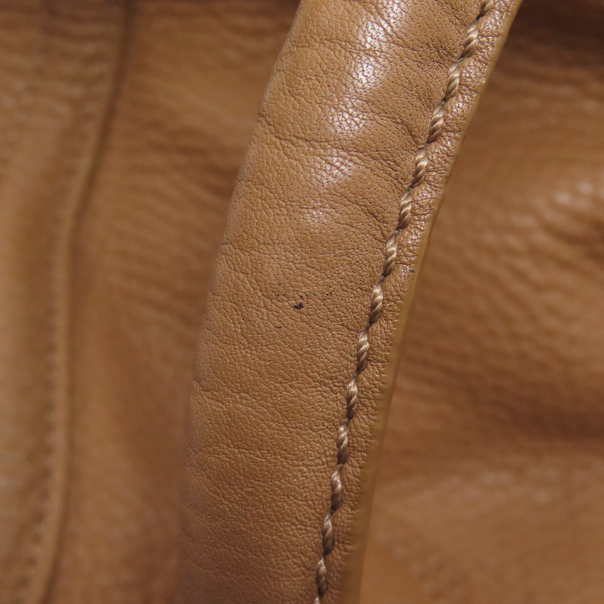 CELINE Handbag leather Brown Luggage mini Women Used Authentic