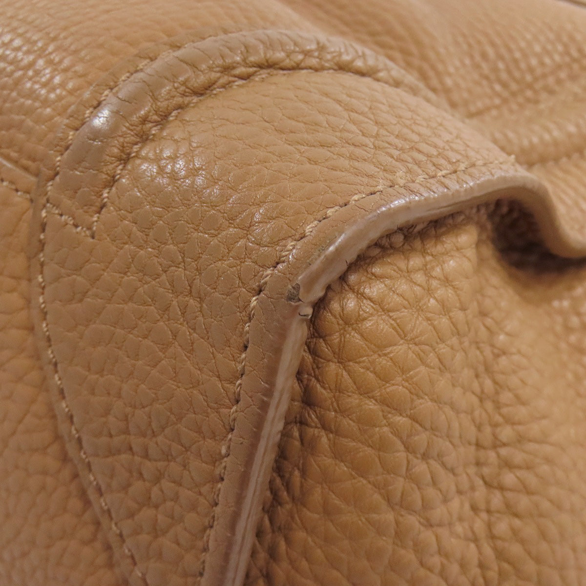 CELINE Handbag leather Brown Luggage mini Women Used Authentic