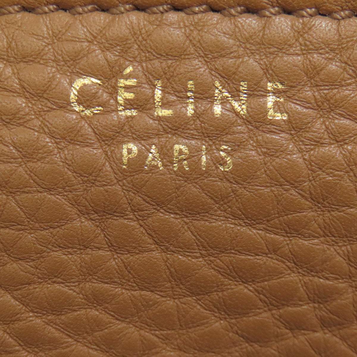 CELINE Handbag leather Brown Luggage mini Women Used Authentic