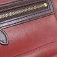 CELINE Handbag Calfskin Red Luggage nano 2 WAY Women Used Authentic