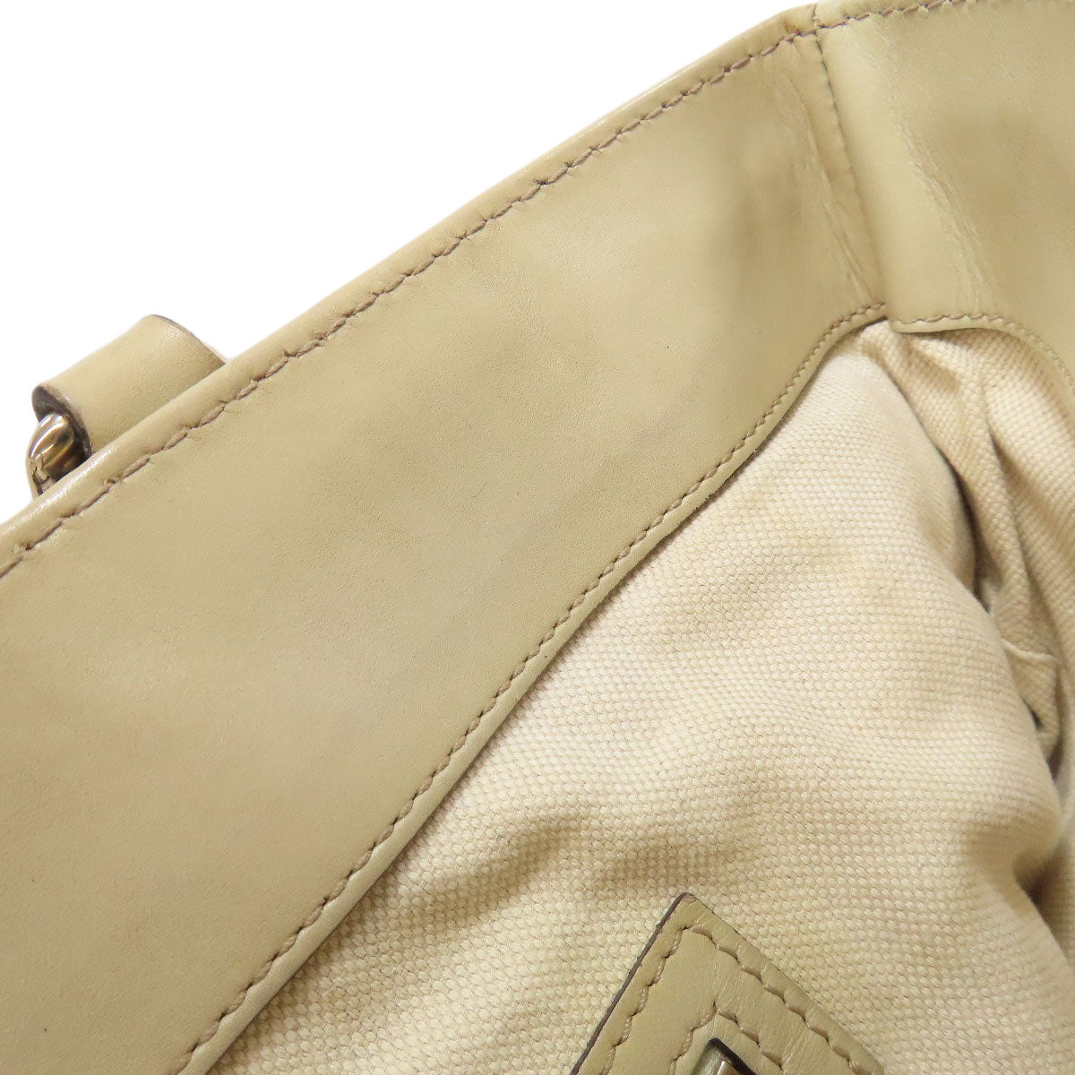 GUCCI Tote Bag 257061 Canvas, Leather Brown Mayfair Sherry Line Women Used Authentic