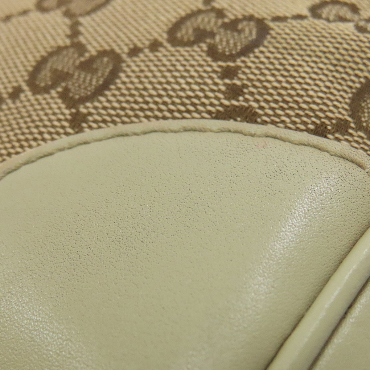 GUCCI Tote Bag 257061 Canvas, Leather Brown Mayfair Sherry Line Women Used Authentic