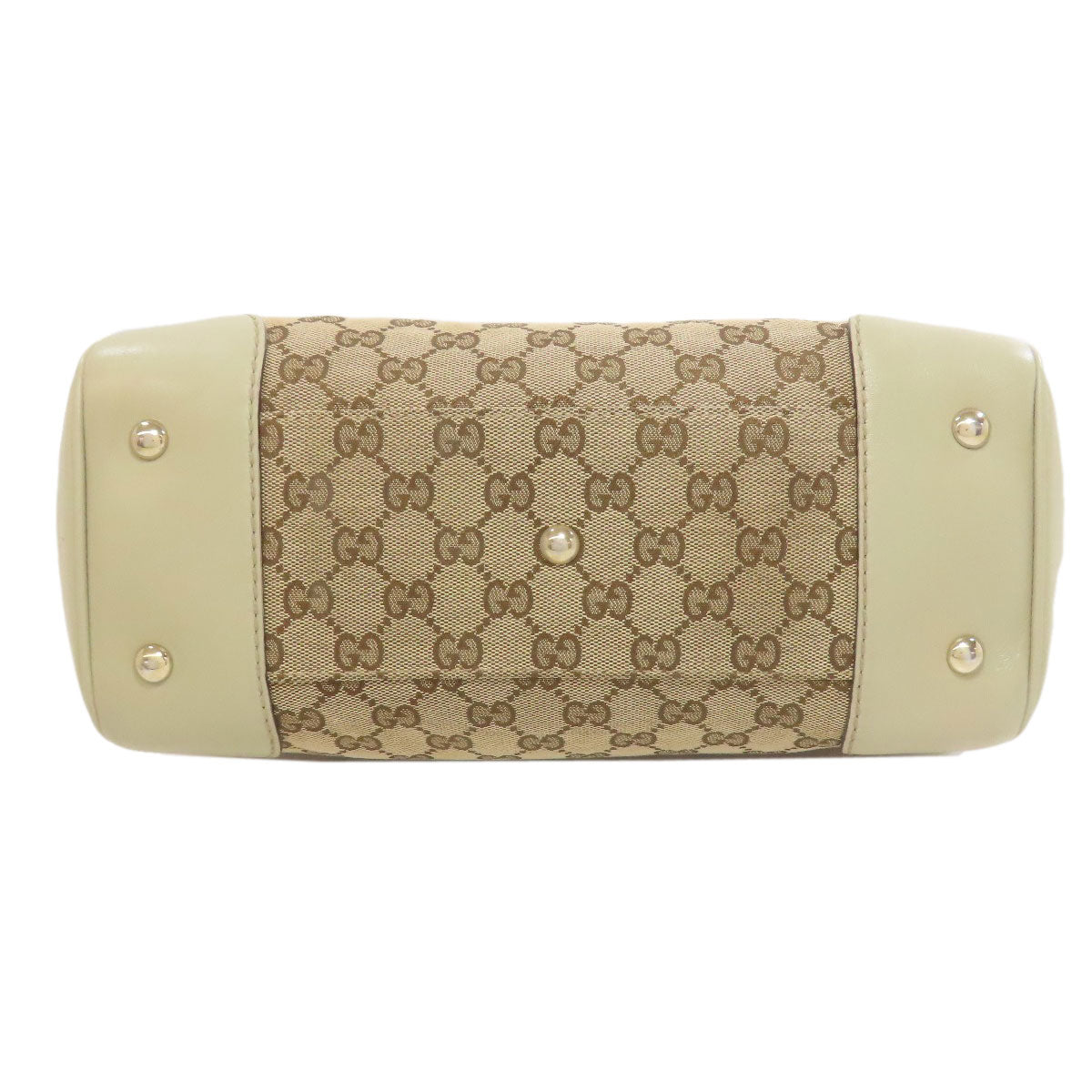 GUCCI Tote Bag 257061 Canvas, Leather Brown Mayfair Sherry Line Women Used Authentic