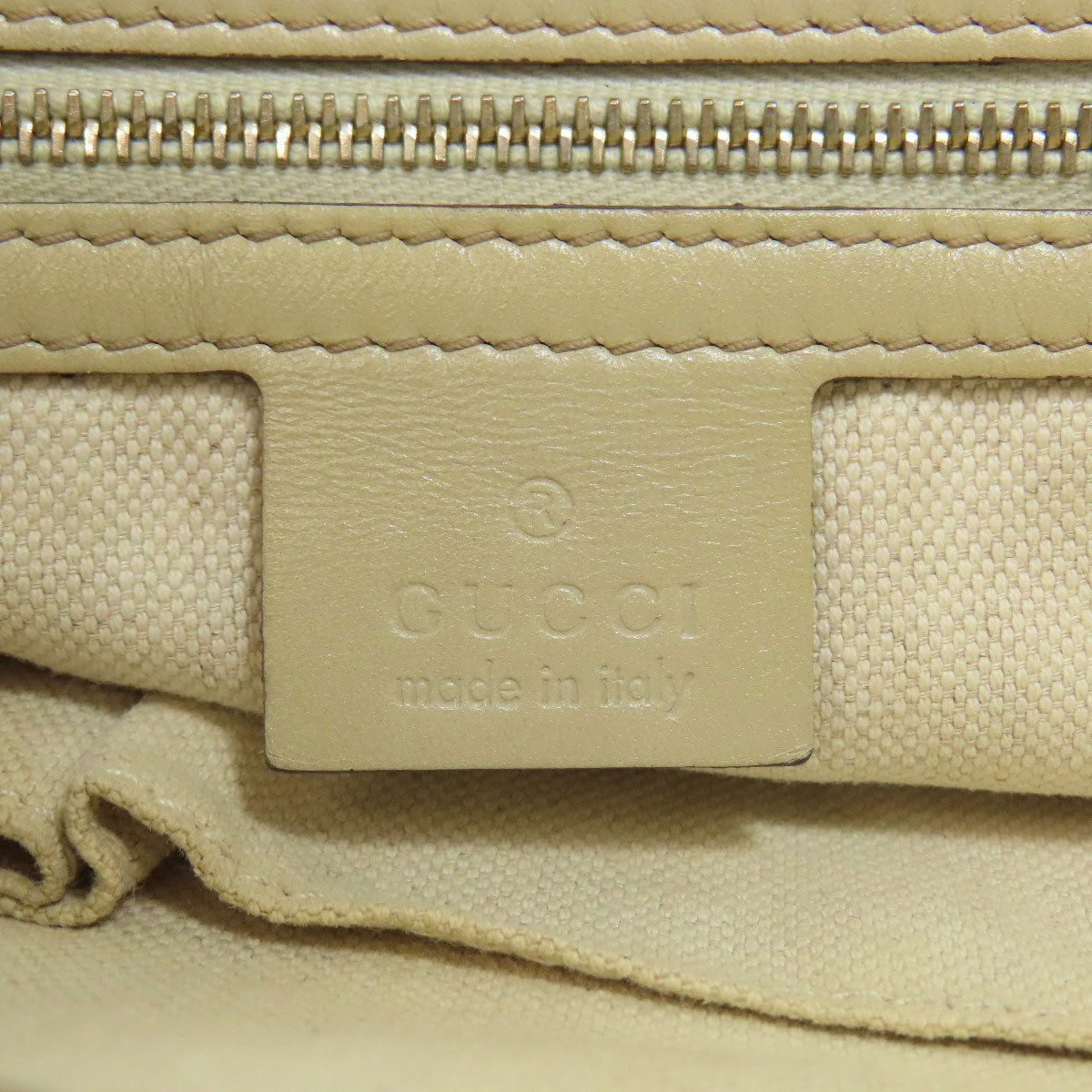GUCCI Tote Bag 257061 Canvas, Leather Brown Mayfair Sherry Line Women Used Authentic