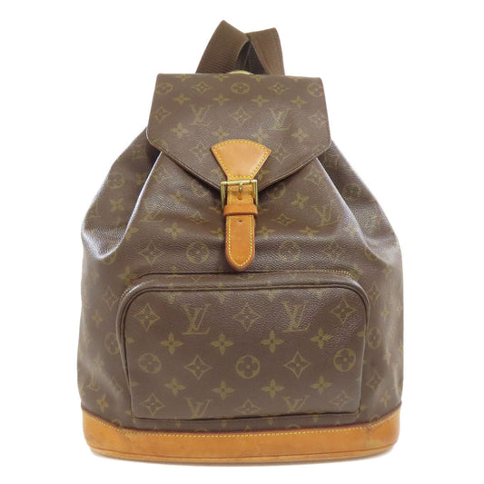 LOUIS VUITTON Backpack M51135 Monogram canvas Brown MontsourisGM