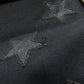 SAINT LAURENT Backpack leather black Star motif