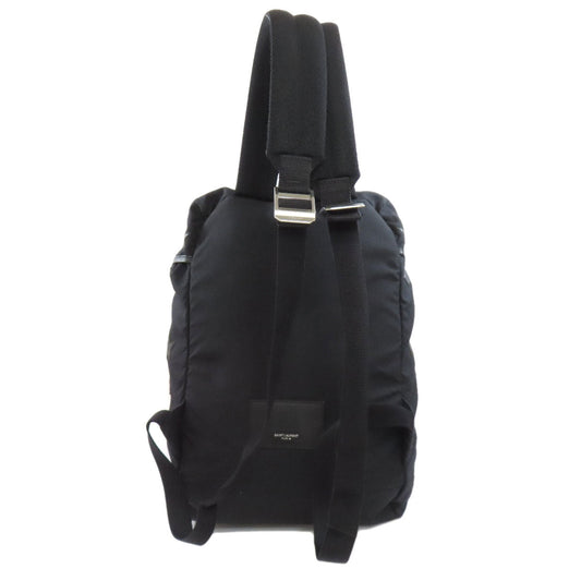 SAINT LAURENT Backpack leather black Star motif